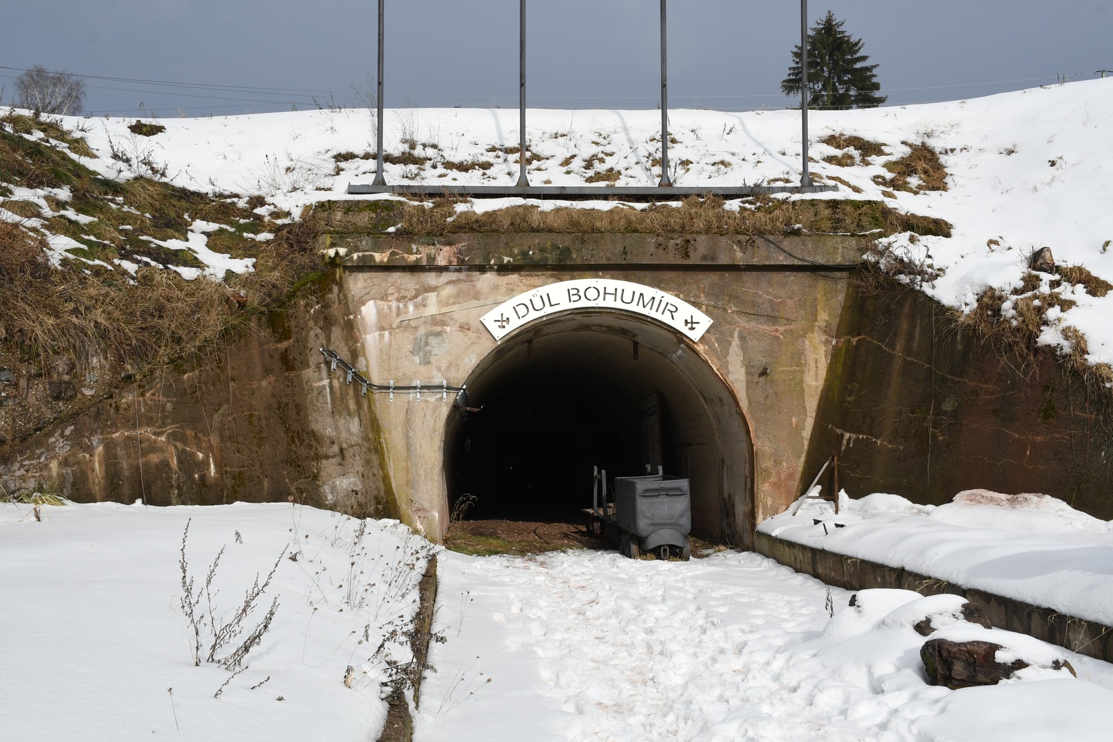 Důl Bohumír - v zimě