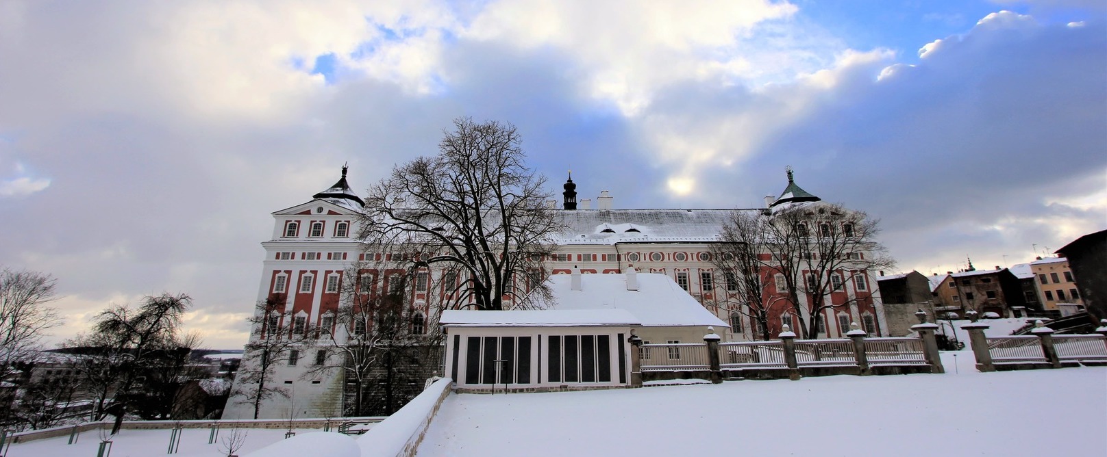 Klášter Broumov zima 2