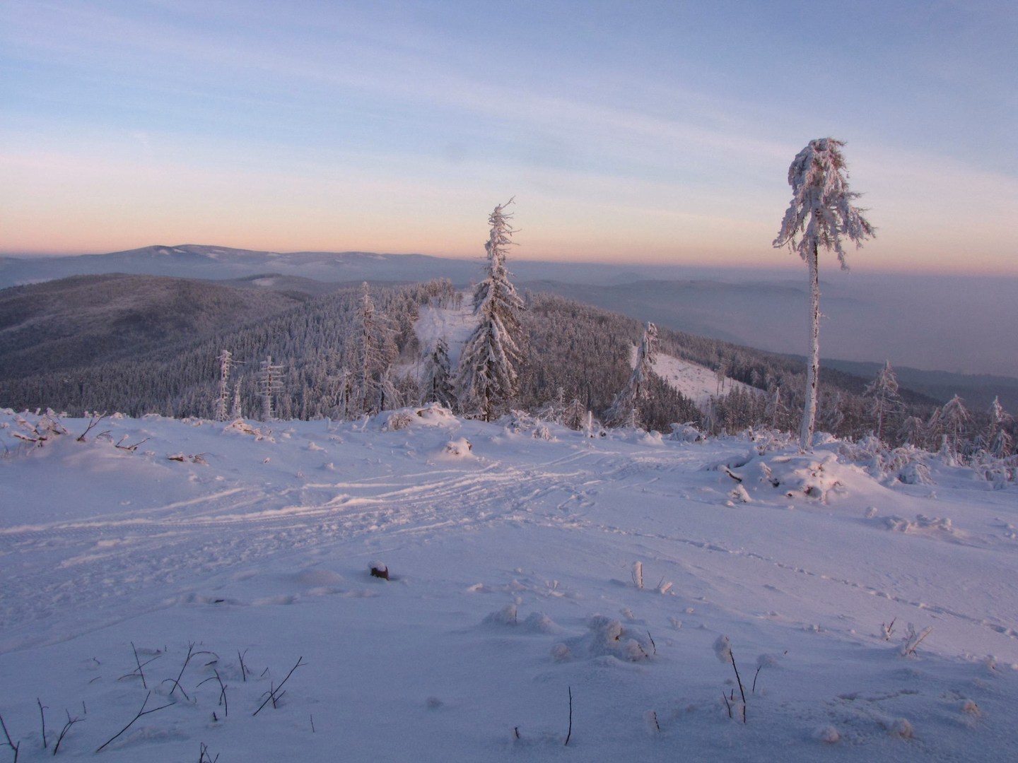 Javoří hory zima 6