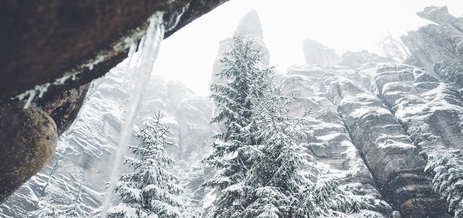 Teplické skály zima 2