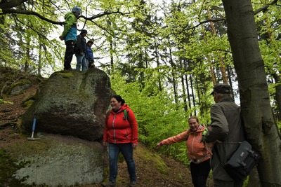 Vulkanické tufy na Vysoké skále