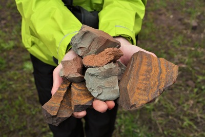 Geologické zajímavosti z lomu Rožmitál