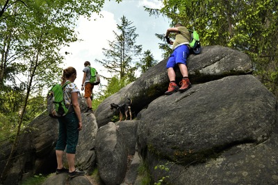 Na hřebenu Broumovských stěn