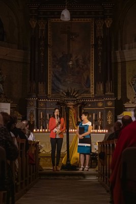 Ředitelka festivalu Tereza Kramplová a starostka Adršpachu Dana Cahová