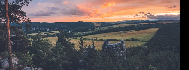Punkt widokowy na szczycie Křížový vrch 