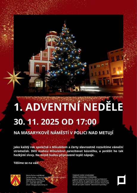 1. adventní neděle v Polici nad Metují