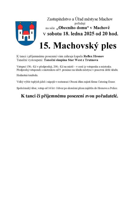 15. Machovský ples