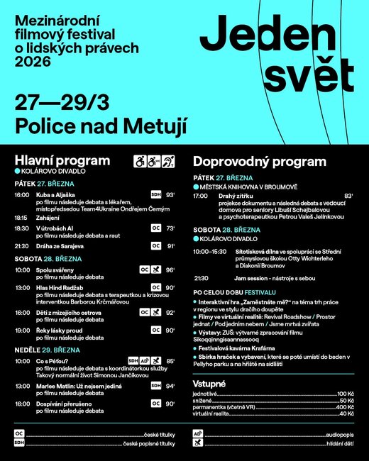 Jeden svět v Polici nad Metují 2026