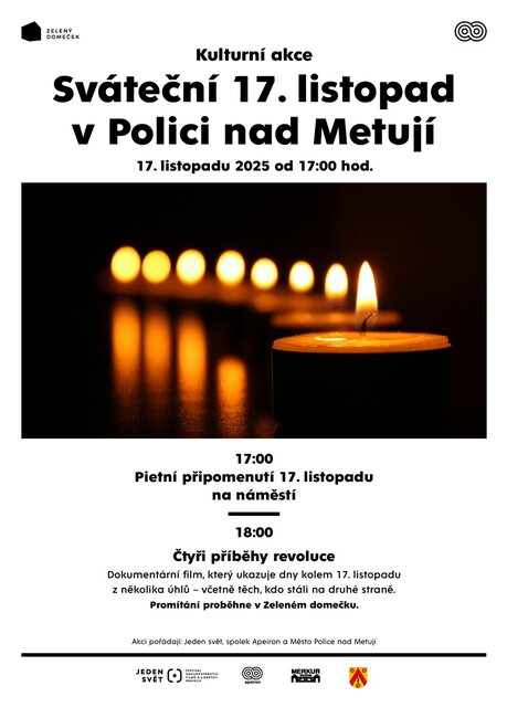 Sváteční 17. listopad v Polici nad Metují