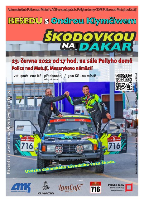 Škodovkou na Dakar – beseda s Ondrou Klymčiwem