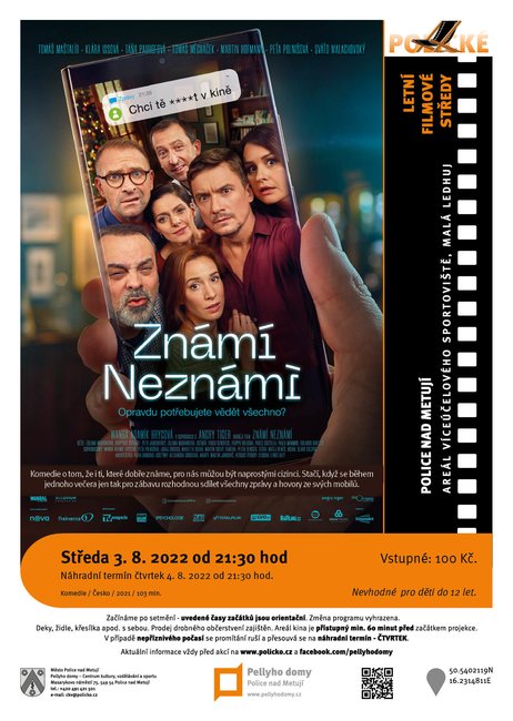 Polické letní filmové středy - Známí neznámí
