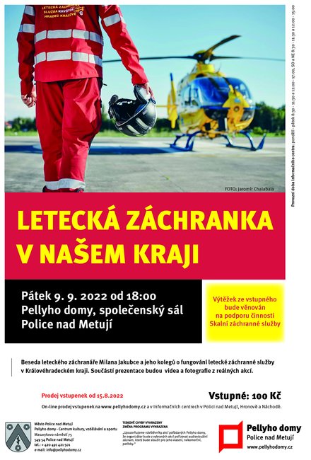Letecká záchranka v našem kraji