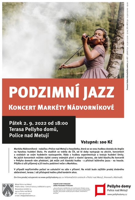 Podzimní jazz - Koncert Markéty Nádvorníkové