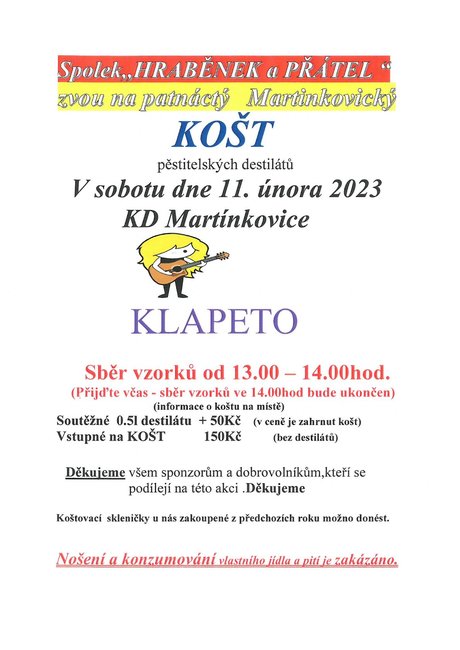 15. Martínkovický košt 