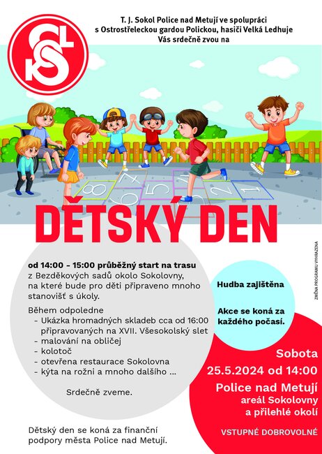Dětský den v Polici nad Metují