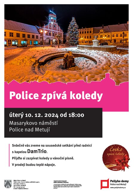 Police zpívá koledy