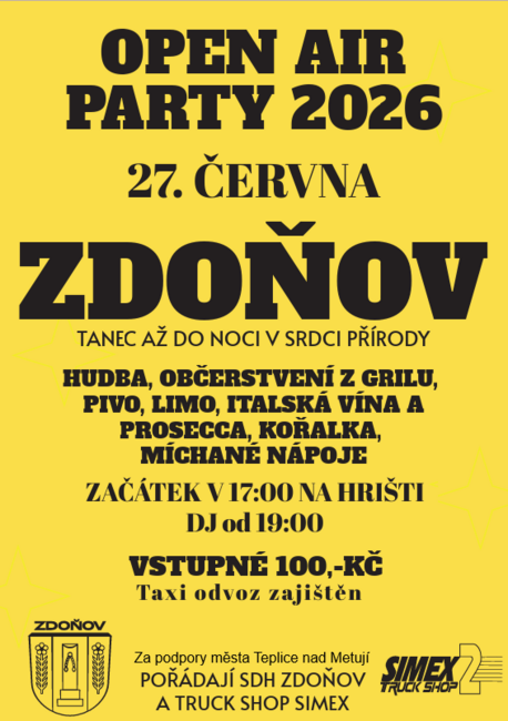 Open air Party Zdoňov