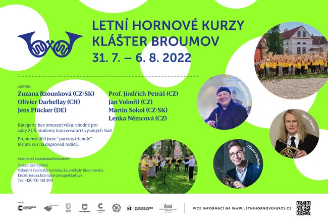 Osmý ročník Letních hornových kurzů v Broumově spustil registraci