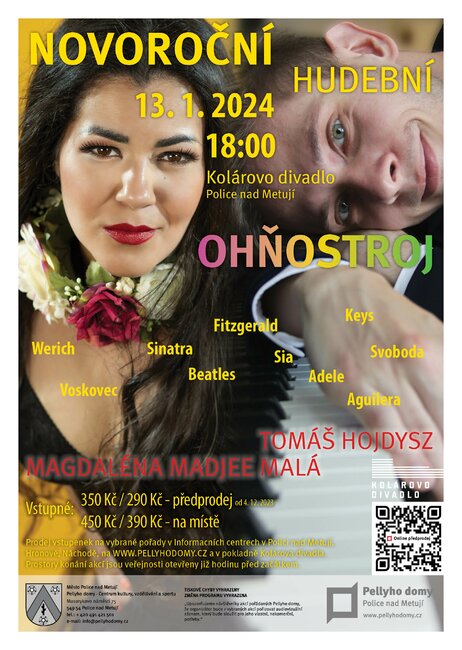 Novoroční koncert - Magdalena Malá a Tomáš Hojdysz
