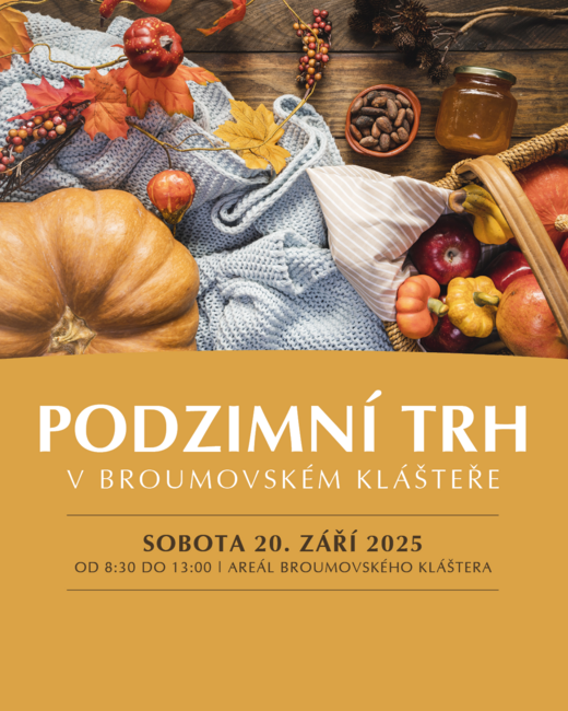 Podzimní trh v broumovském klášteře