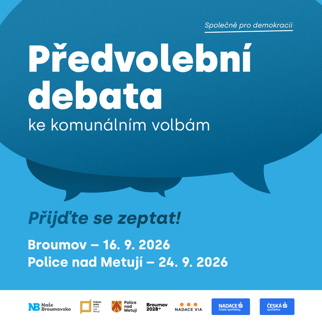 Předvolební debata na Broumovsku
