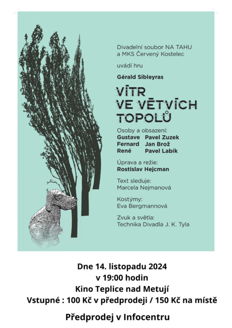 Vítr ve větvích topolů