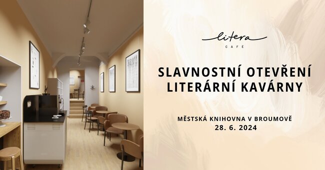 Slavnostní otevření kavárny Litera