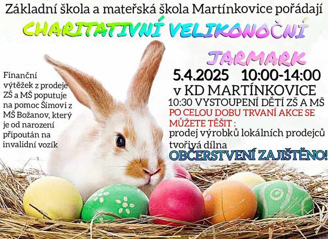 Charitativní velikonoční jarmark