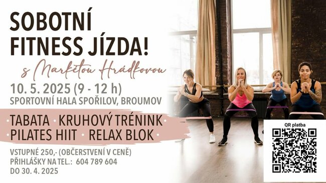 Sobotní fitness jízda