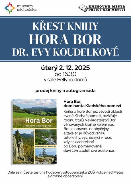 Křest knihy Hora Bor