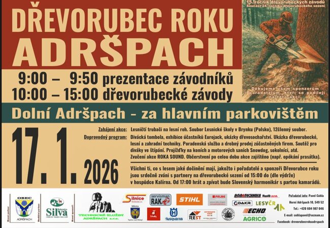 Dřevorubec roku 2026