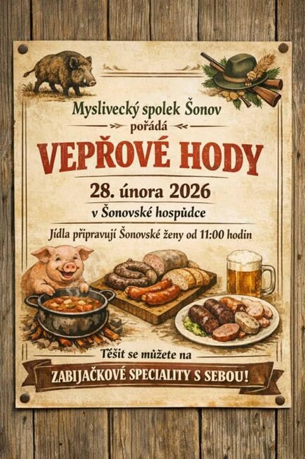 Vepřové hody v Šonovské hospůdce