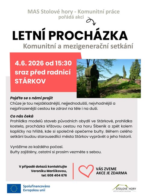 Letní procházka s MAS Stolové hory