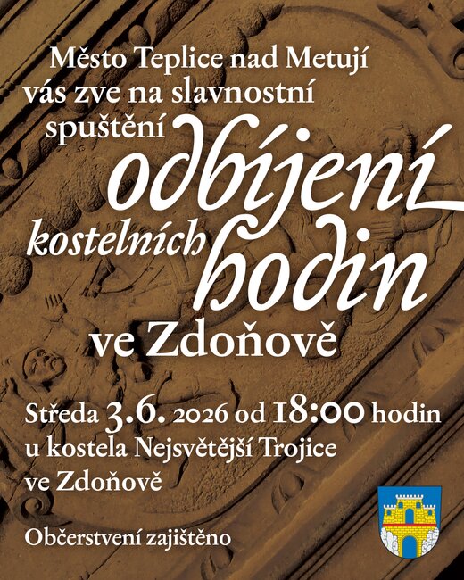 Spuštění odbíjení kostelních hodin