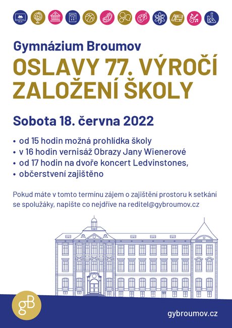 Oslavy 77. výročí založení školy