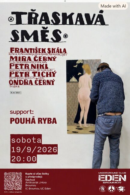 Koncert: Třaskavá směs v Edenu