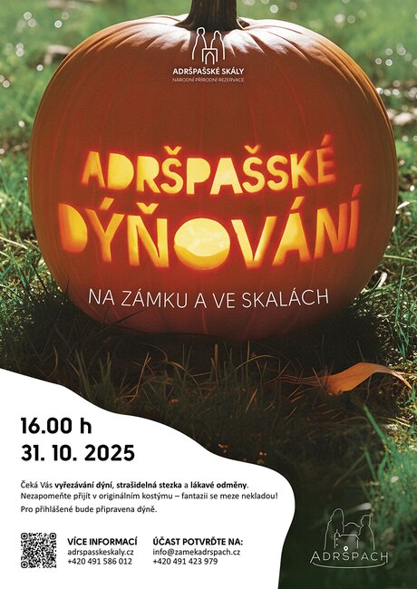 Adršpašské dýňování