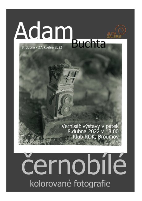 Adam Buchta - černobílé kolorované fotografie