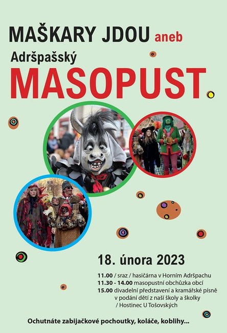 Maškary jdou aneb Adršpašský masopust