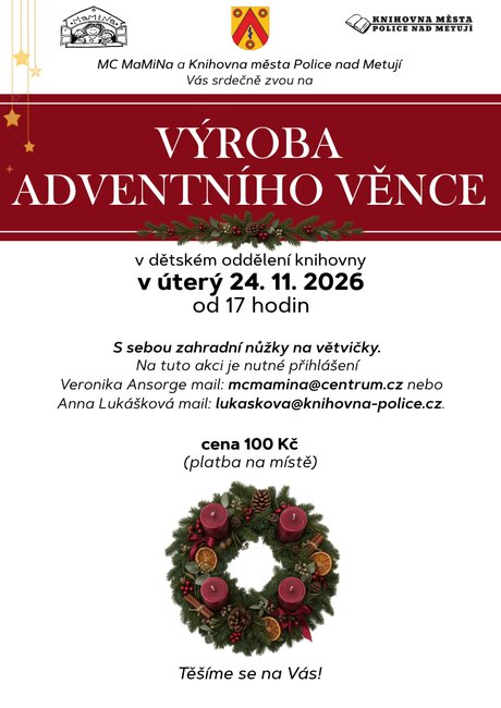 Výroba adventního věnce