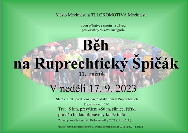Běh na Ruprechtický Špičák - 11. ročník