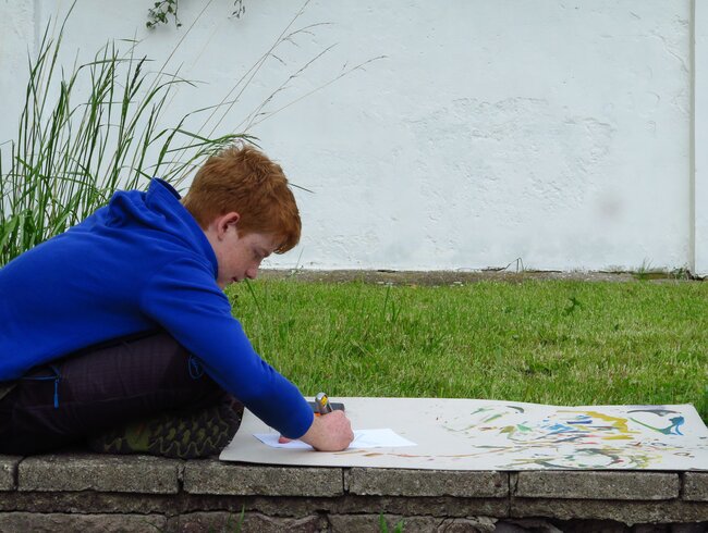 Výtvarná dílna pro děti / v rámci streetartového festivalu Bart – Broumovský ART