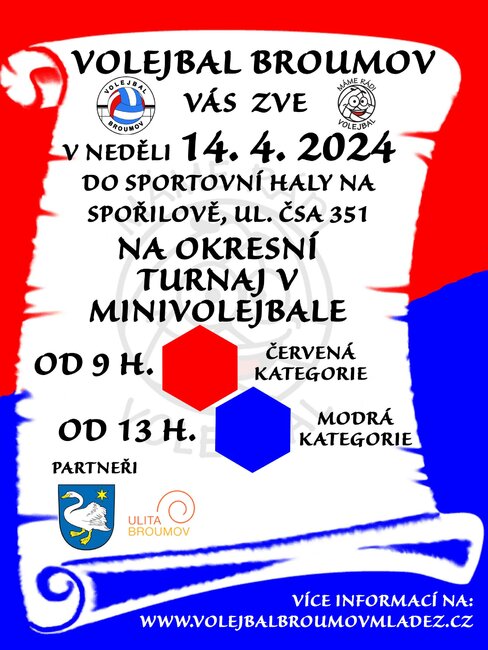 Okresní turnaj ve volejbale