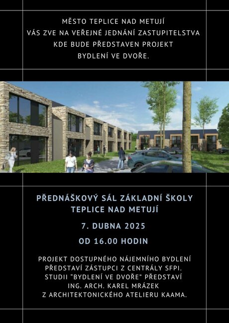 Veřejné projednání: Bydlení ve dvoře