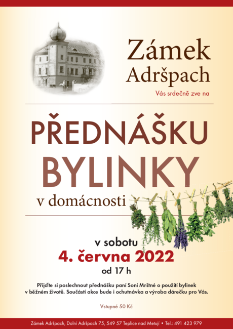 Přednáška: Bylinky v domácnosti