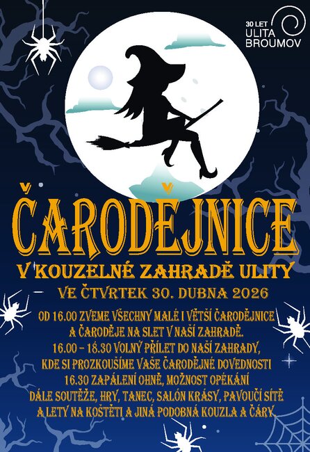 Čarodějnice v kouzelené zahradě Ulity