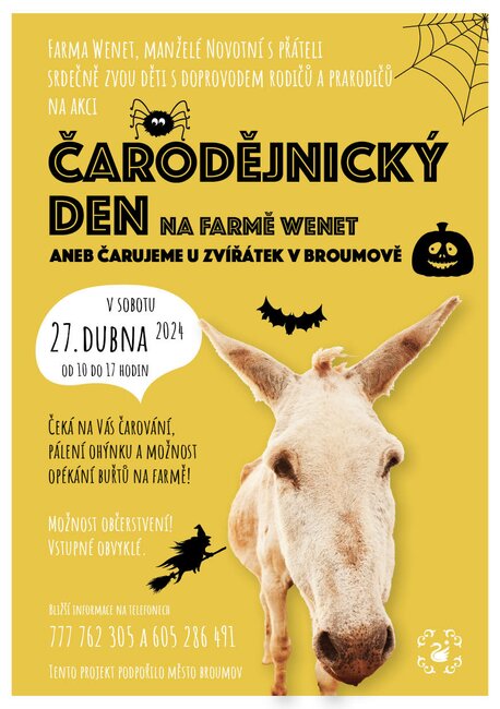 Čarodějnický den na farmě Wenet