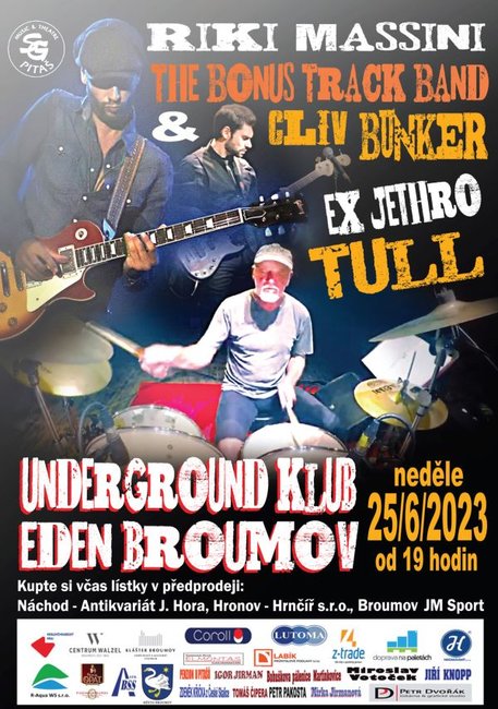 Riki Massini and the Bonus Track Band with Clive Bunker from Jethro Tull