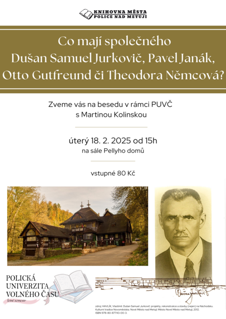 Beseda s Martinou Kolinskou na téma Co mají společného....