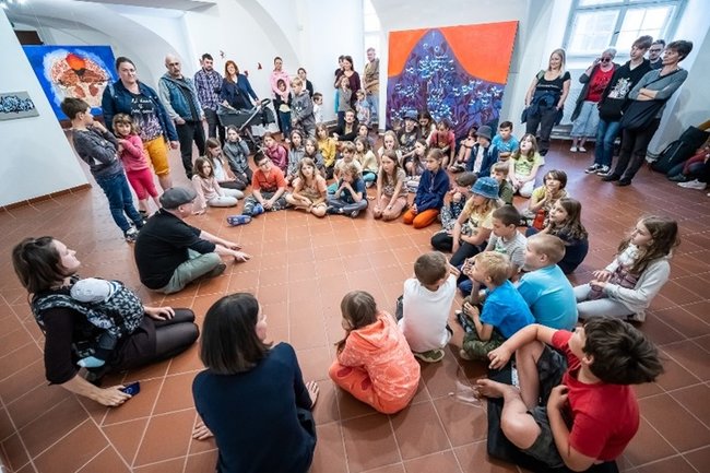 Dětská dernisáž výstavy Radky Bodzewicz TAPAS